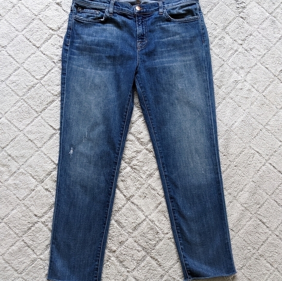 J Brand Jake Straight Jeans Women’s 28 Cherish Wash Raw Hem - Picture 1 of 8
